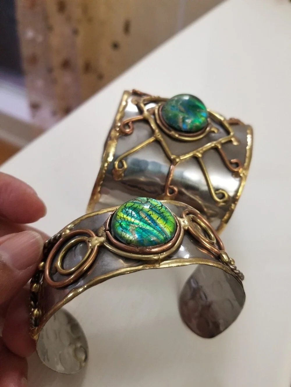 Artisan brutalist bracelets